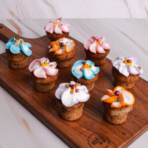 Mini cupcakes en baño buttercream